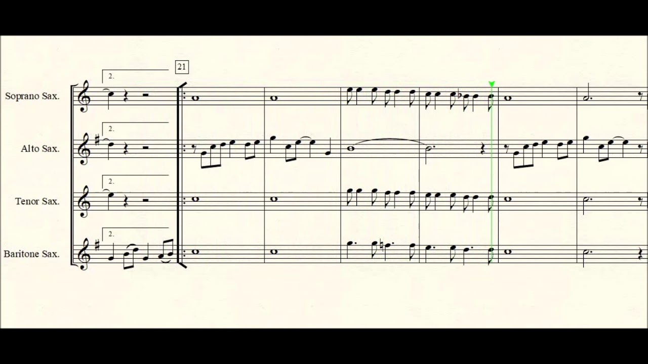 Ob-La-Di-Ob-La-Da for Saxophone quartet