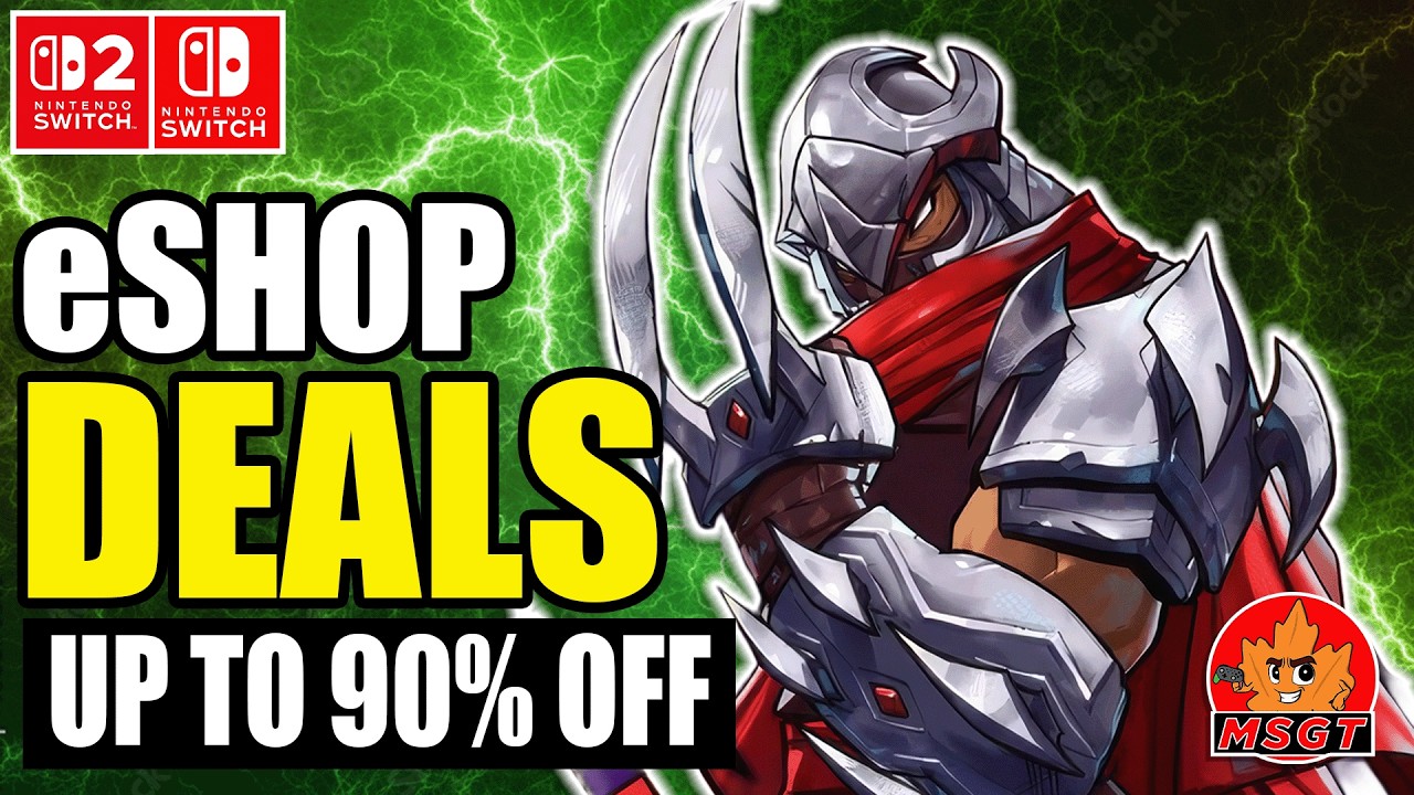 eSHOP SALE ALERT! TOP Nintendo Switch & Switch 2 Game Deals Up to 90% OFF