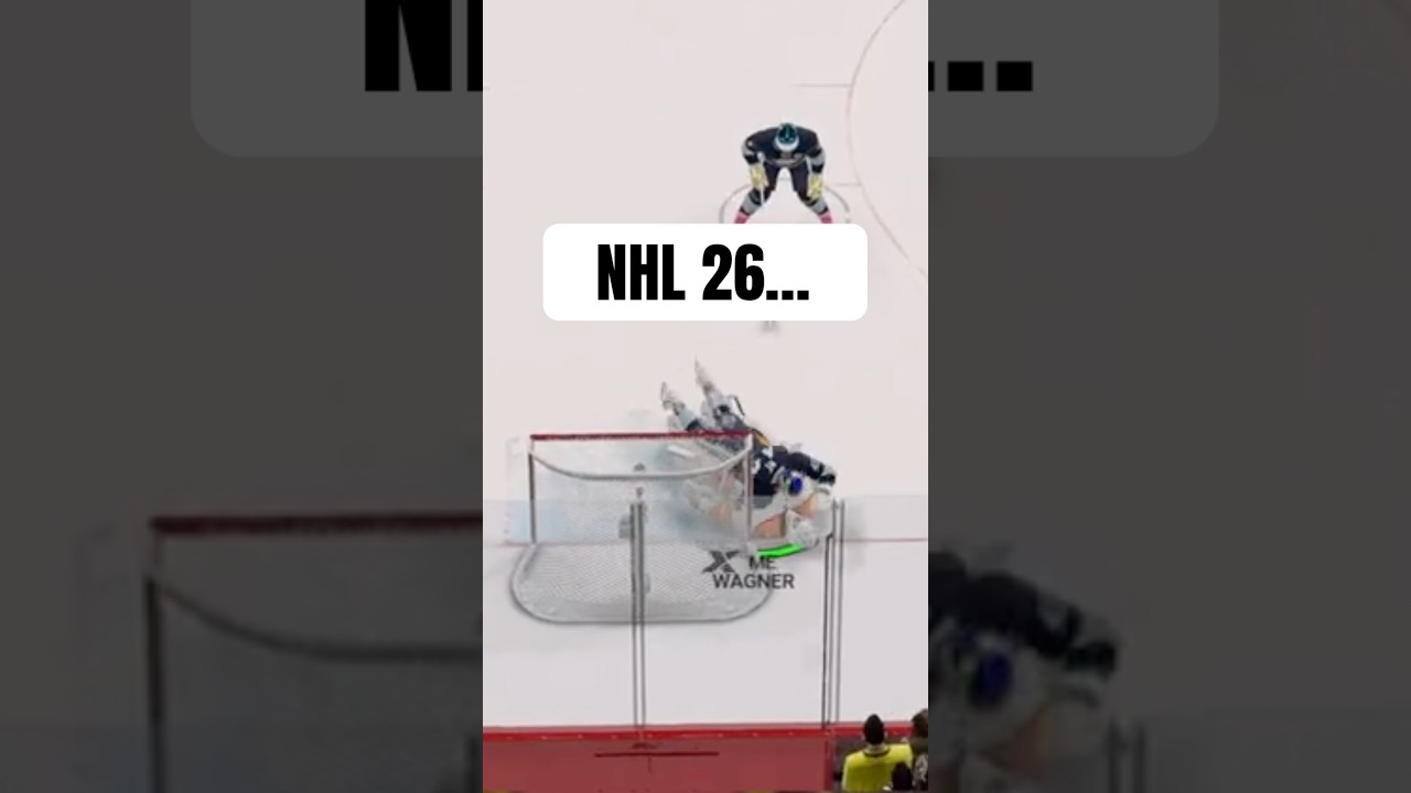 Чел делает то, что делает сама. #хоккей #nhl26