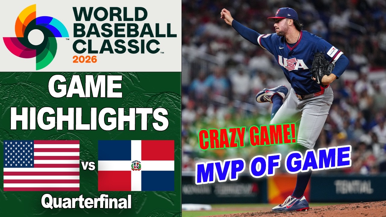 USA vs Dominican Republic | inning 5 - 8 | Mar 15, 2025 | World Baseball Classic 2026 (Quarterfinal)