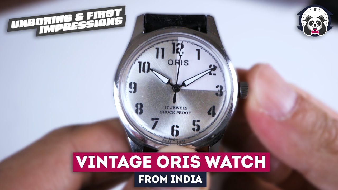 Vintage Oris Mechnical Watch from India for under $20? Unboxing & First Impressions (ST-96 Movement)