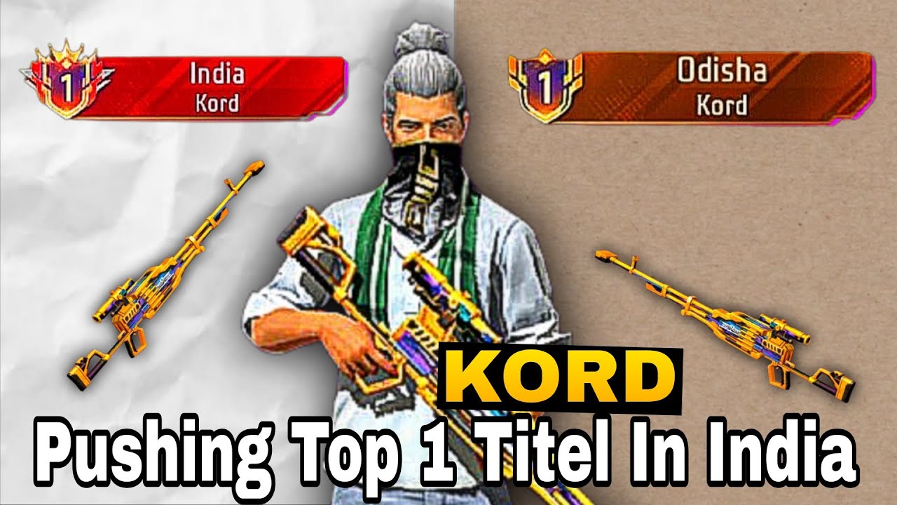 Pushing Top 1 Title in KORD | Solo BR Rank Weapon Glory Push in Season 49