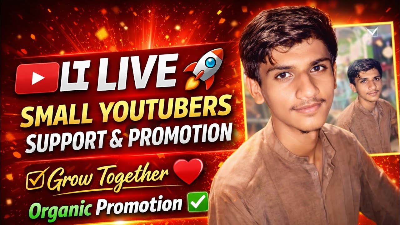 ⭐LIVE Channel Promotion 2026$| Free YouTube Promotion Live🥳 ISubscribers Boost@sheeraz-Alibhounr