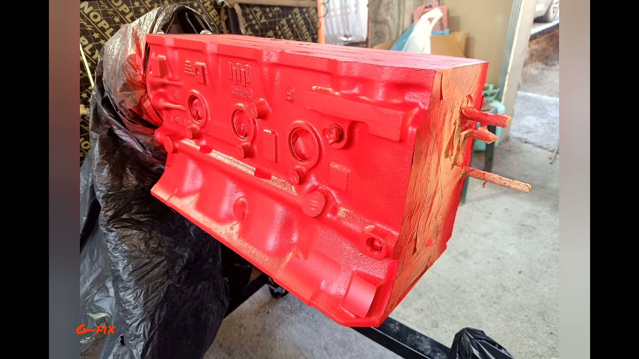 G-Fix - Iveco Daily [Sofim 8140] - [Part 3] - Machined Parts & Preparing the Block for Paint
