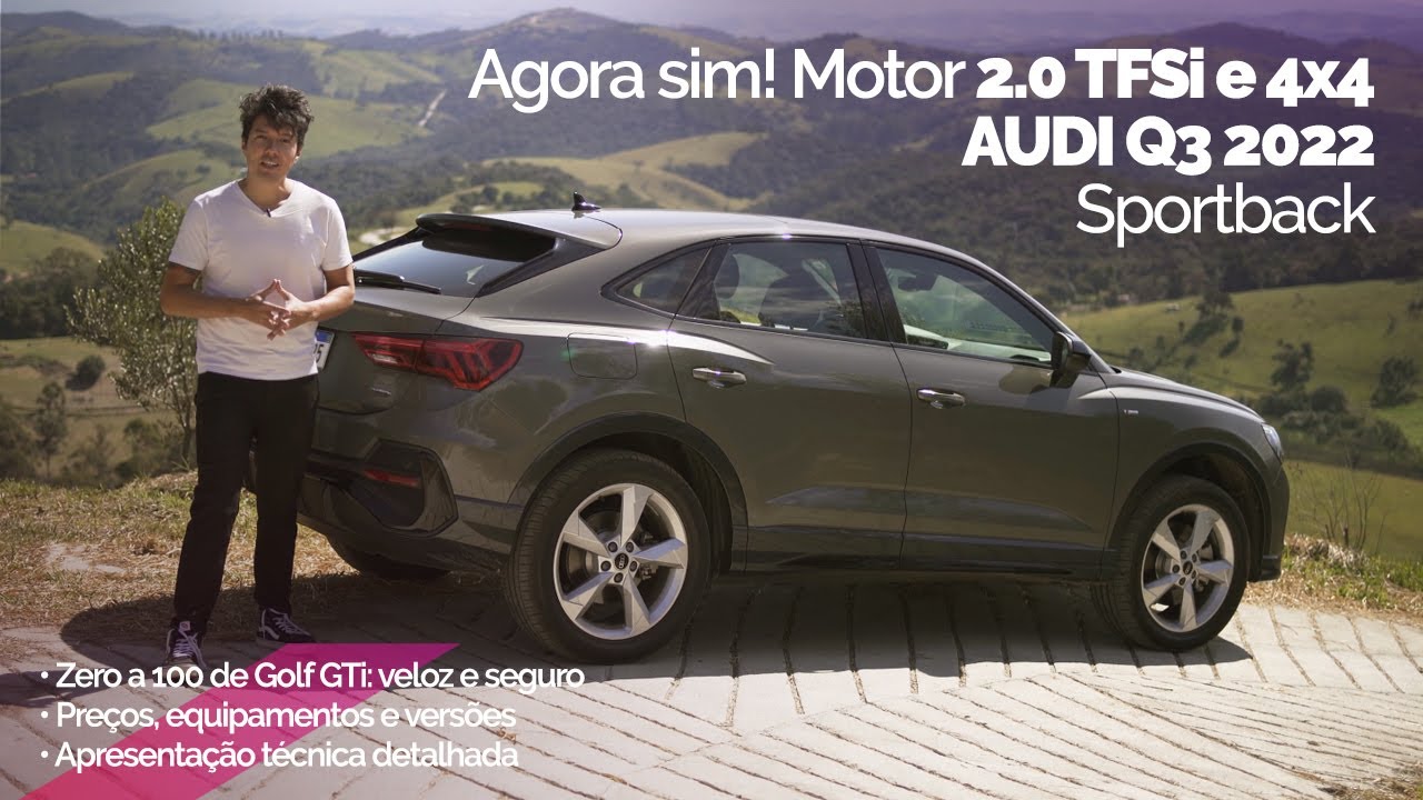 Novo Audi Q3 Sportback 2022: agora com 2.0 TFSI de Tiguan R-Line e 4x4!