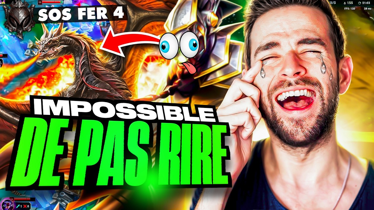 IMPOSSIBLE DE NE PAS RIRE 🐉Le Dernier FER 4 EU joue à SKYRIM dans LOL !!!!