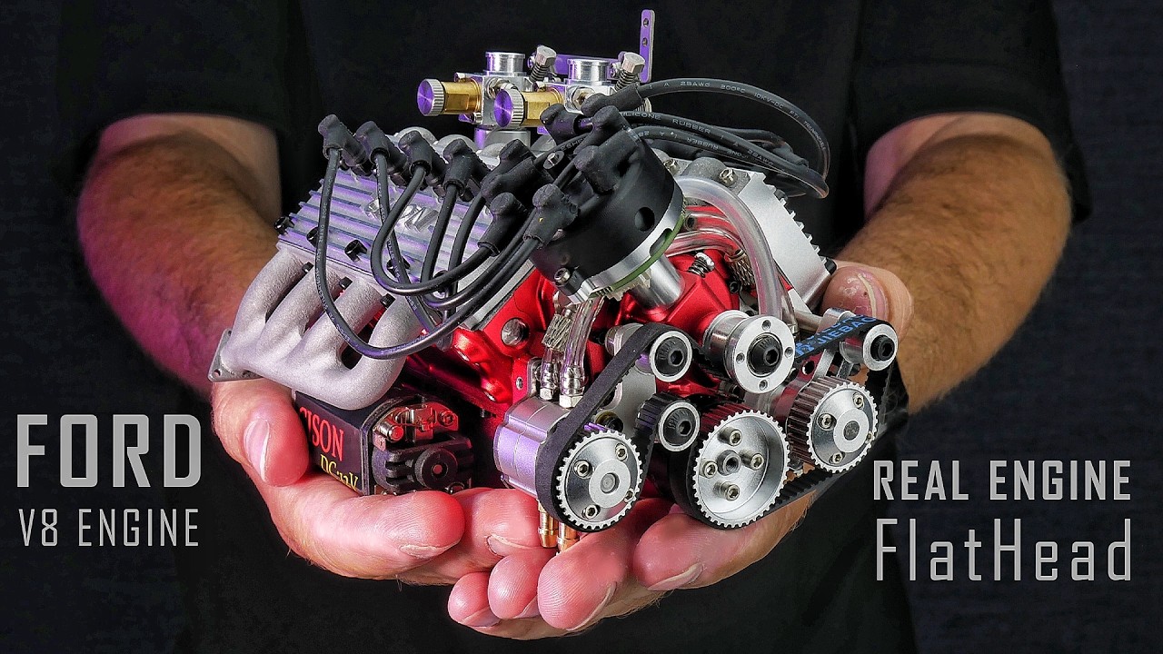 I Build a REAL Miniature V8 Engine | Assembly and Run