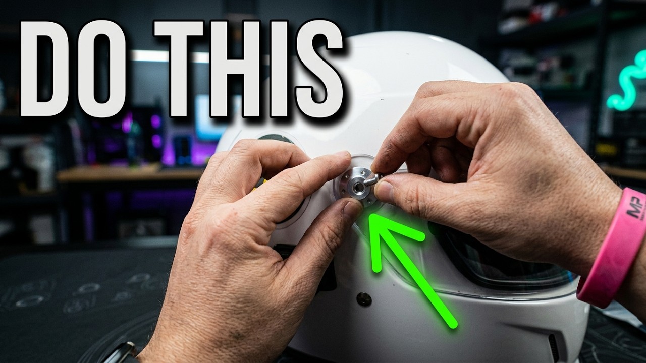 REPLACING VISOR HARDWARE ON SPEEDWAY MOTORS SA2020 HELMET