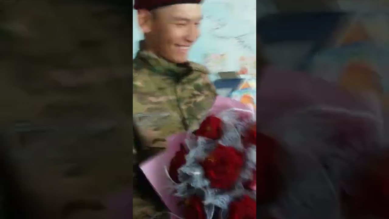 Armiyadan kelgan bolaning onasiga surprizi