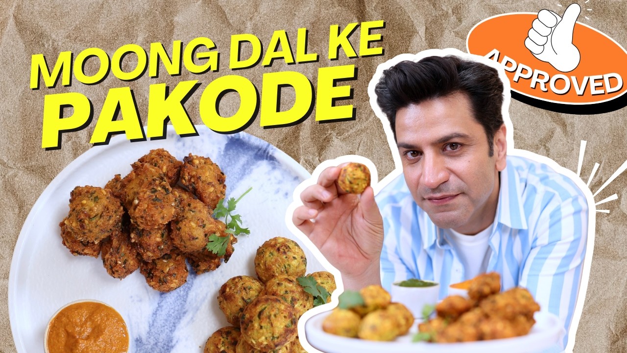Moong Dal ke Pakode - 2 ways | Holi Special Recipe | Palak ke Pakode
