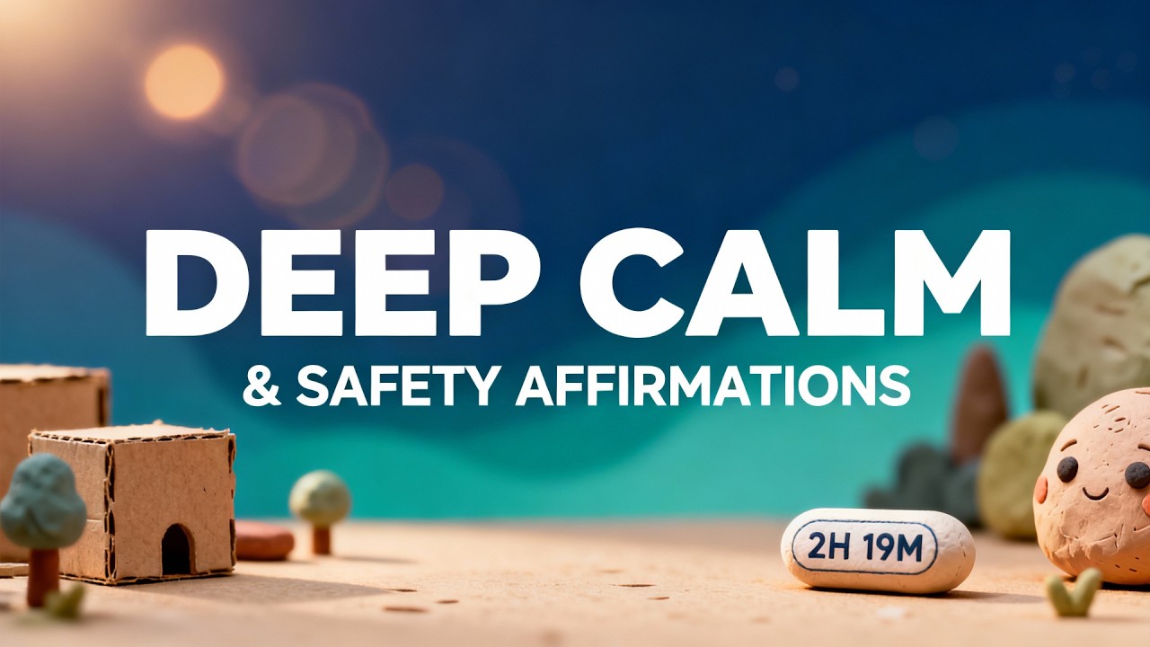 Deep Calm & Safety Affirmations | Calm Your Nervous System | Stress Relief