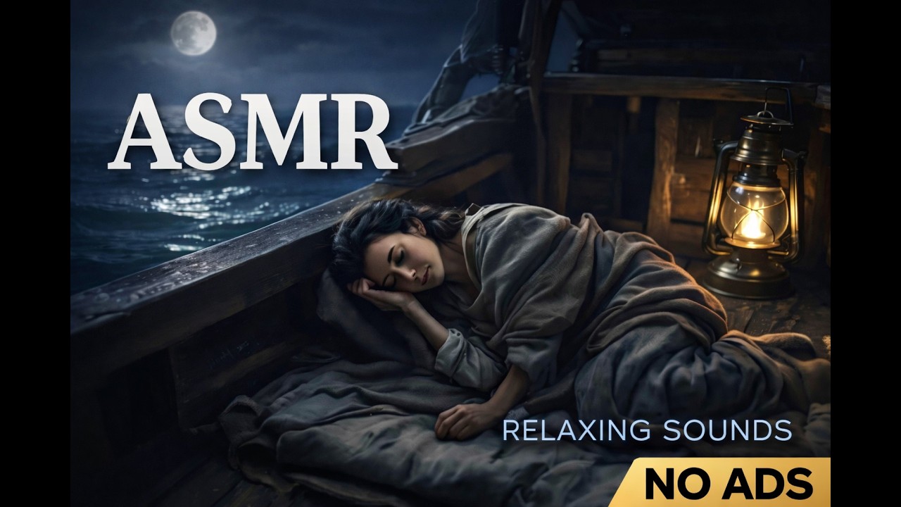 Peaceful Night on the Ocean 🌙 | Relaxing Waves & Cozy Sleep Ambience