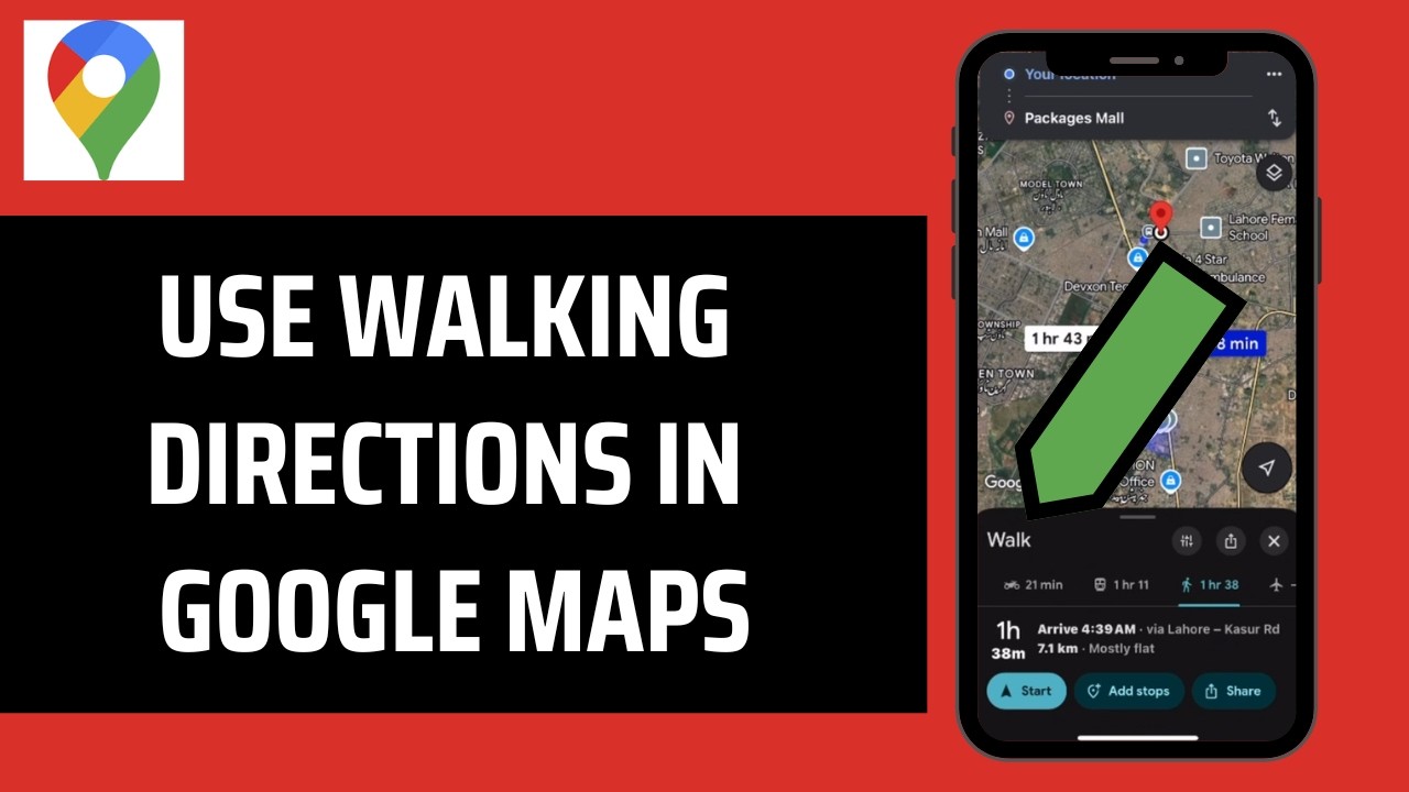How To Use Walking Directions In Google Maps