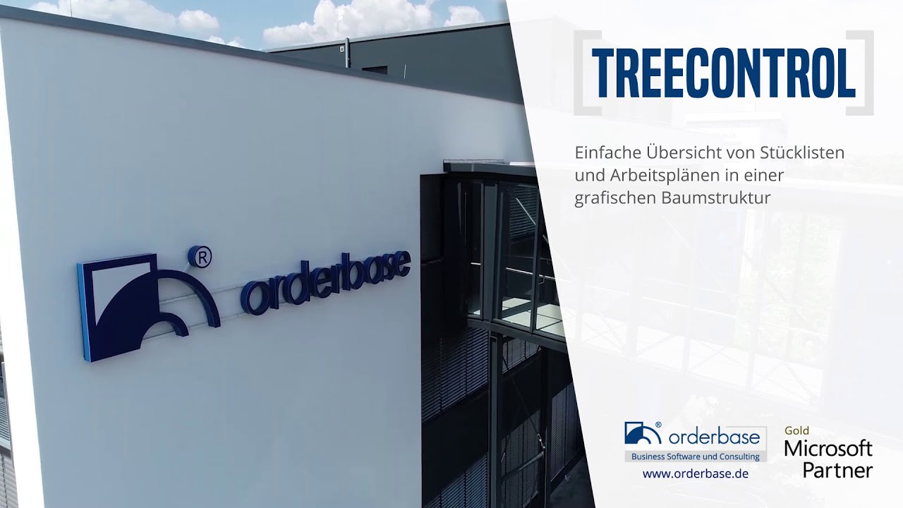 Strukturst&uuml;ckliste f&uuml;r Microsoft Dynamics - orderbase TreeControl