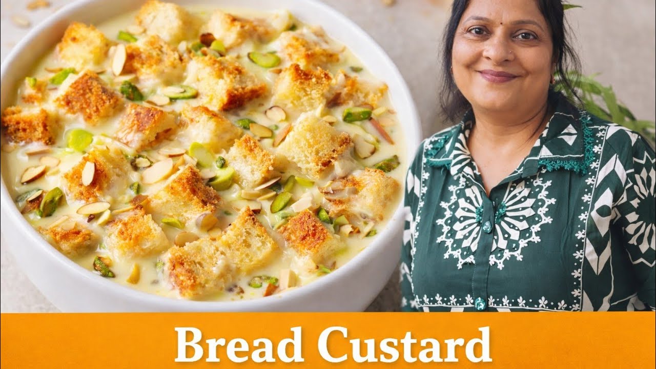 Bread custard #breadcustard#bread#custard
