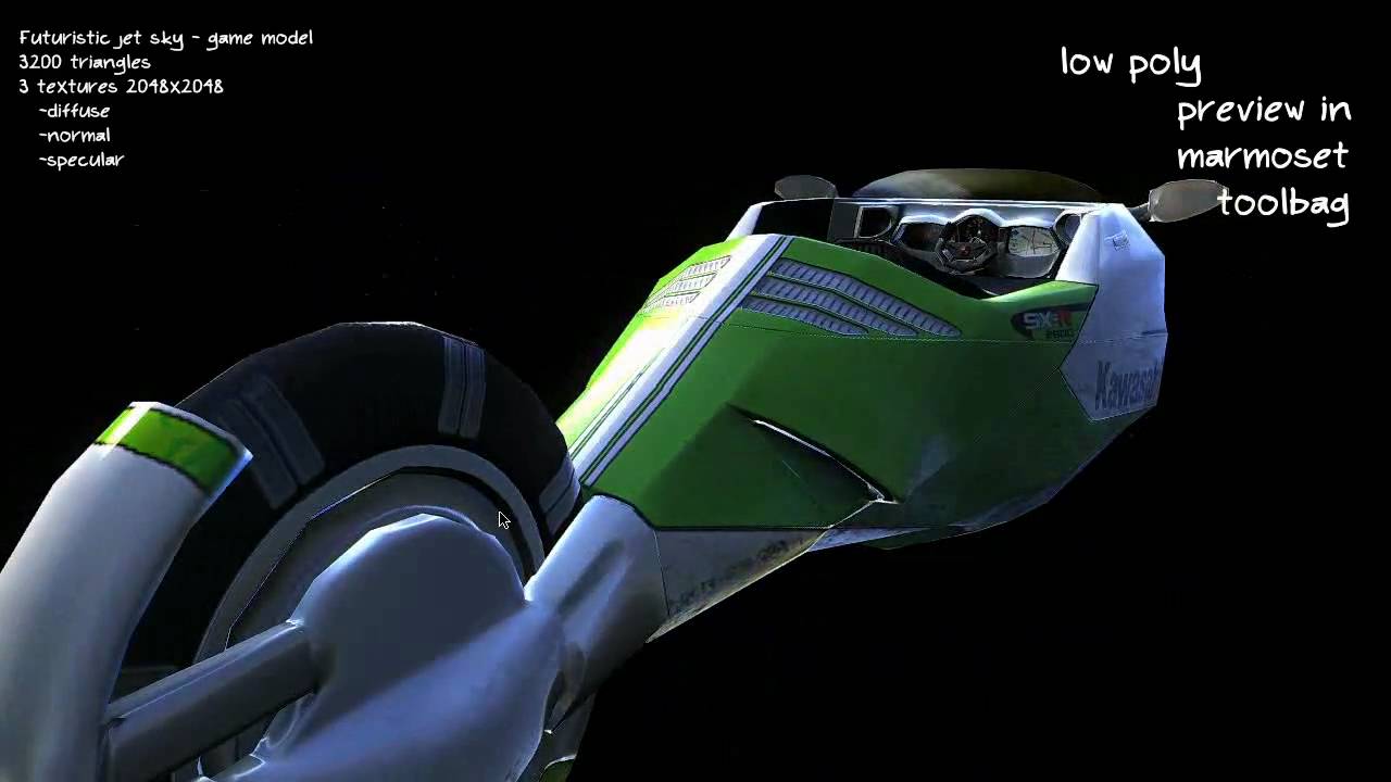 Kawasaki Futuristic Jet ski