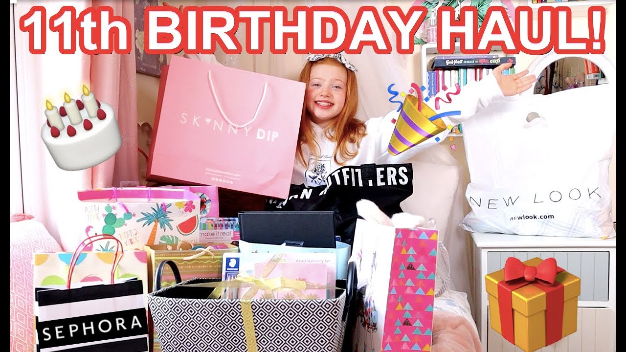 What I Got For My 11th Birthday 🎂 | £150 Birthday Haul 🎁 | Ruby Rose UK