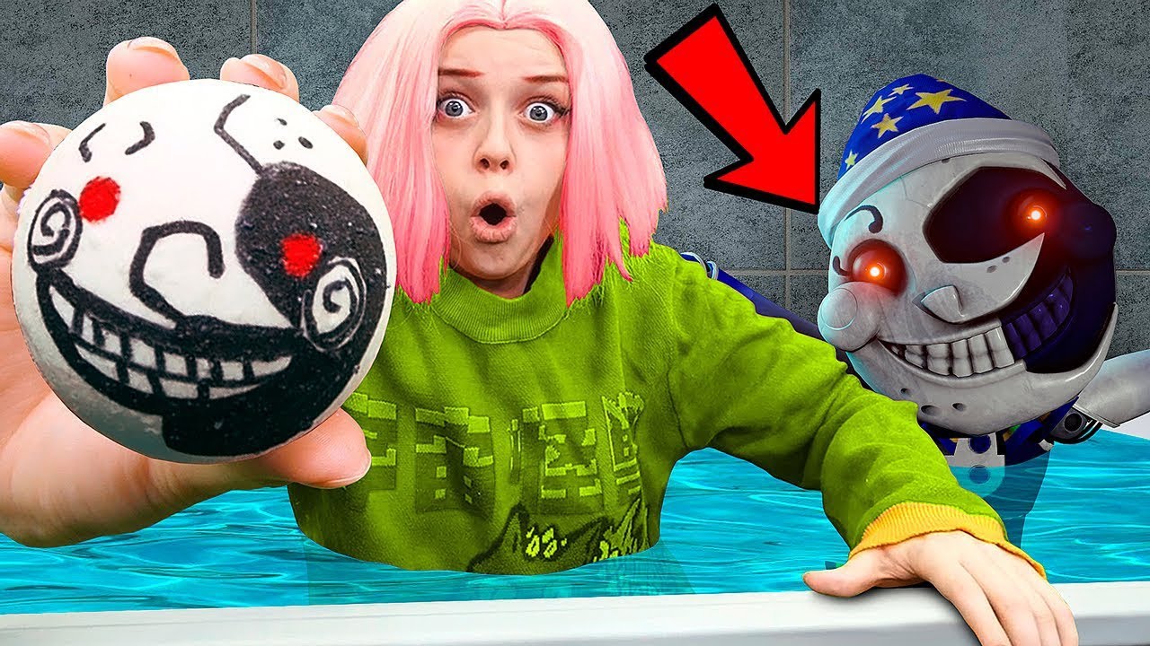 N'UTILISEZ PAS DE BOMBE DE BAIN SUN AND MOON'S ANIMATRONIC À 3H DU MATIN