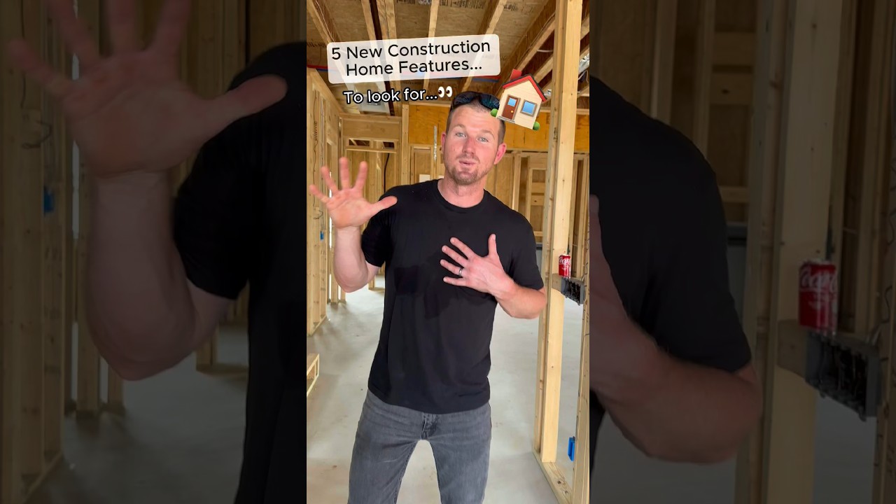 5 New Construction home features&hellip; To look for&hellip;👀