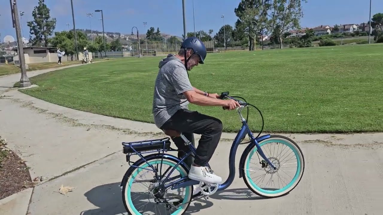 Must See!  Senior Experiences E Bike for the First Time & It's Crazy!  72 Year Old Rides an EBike