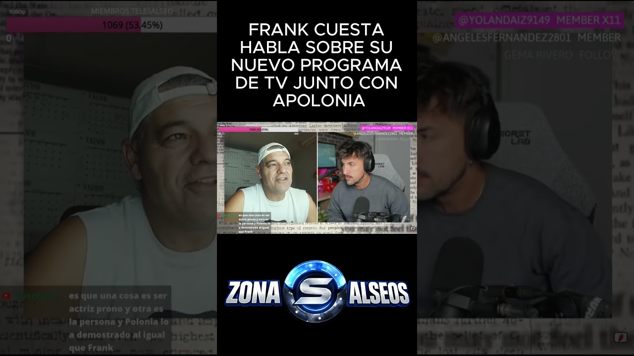 FRANK CUESTA HABLA SOBRE SU NUEVO PROYECTO DE TV JUNTO CON APOLONIA | EN EL CANAL DE JAVI #salseo