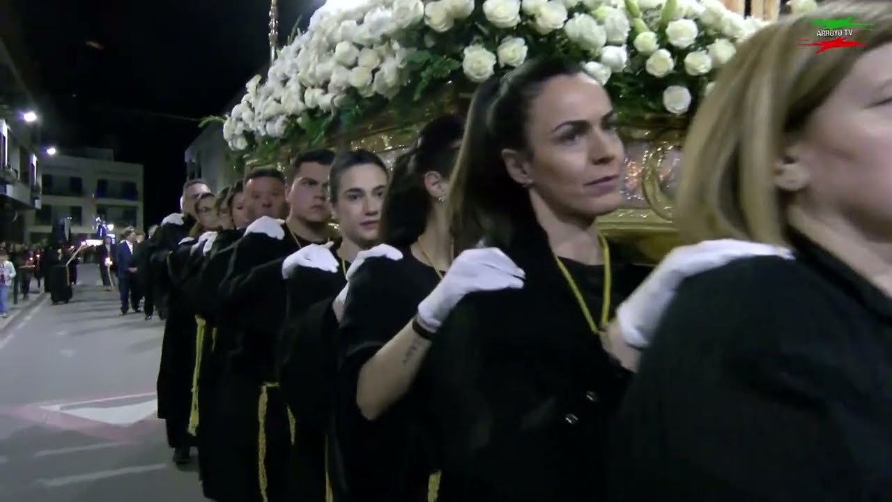 IMÁGENES DE LA PROCESION DEL SILENCIO  SEMANA SANTA DE 2023 EN ARROYO DE SAN SERVÁN (BADAJOZ).