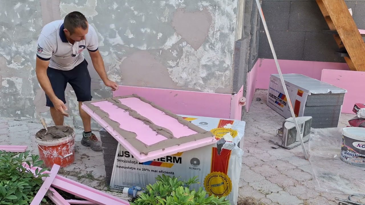 Cum montam un polistiren / termosistem