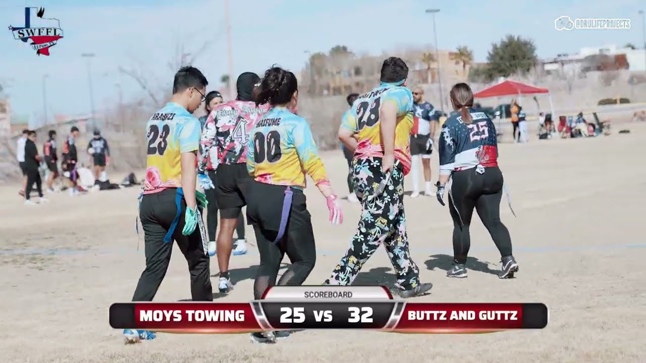 🚩🏈MOYS TOWING VS BUTZZ AND GUTTZ | COED| SWFFL #flagfootball #elpasotexas 