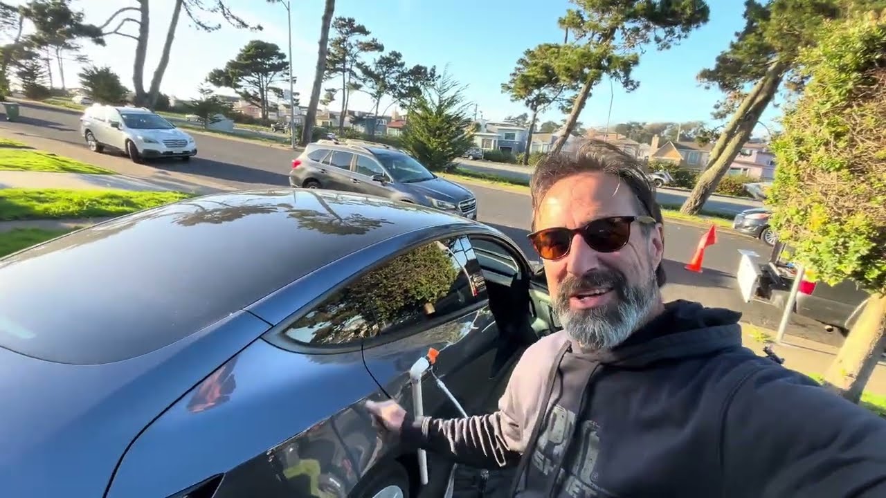 Tesla Model 3 aluminum door dent repair without repainting. Takes skill, I teach private online. 