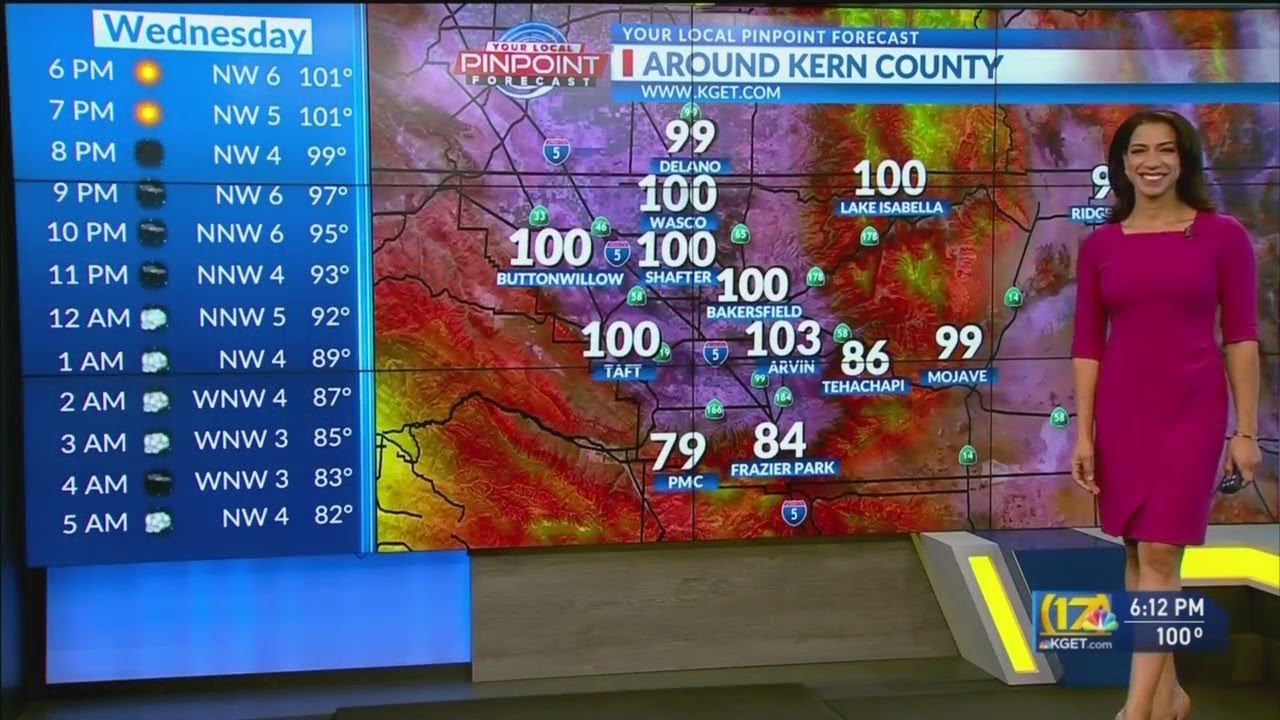 Bakersfield weather forecast Aug. 3