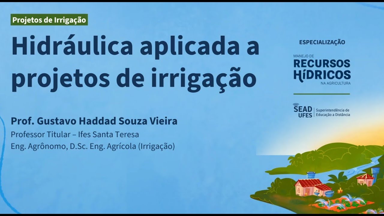 Hidráulica básica para projetos de irrigação