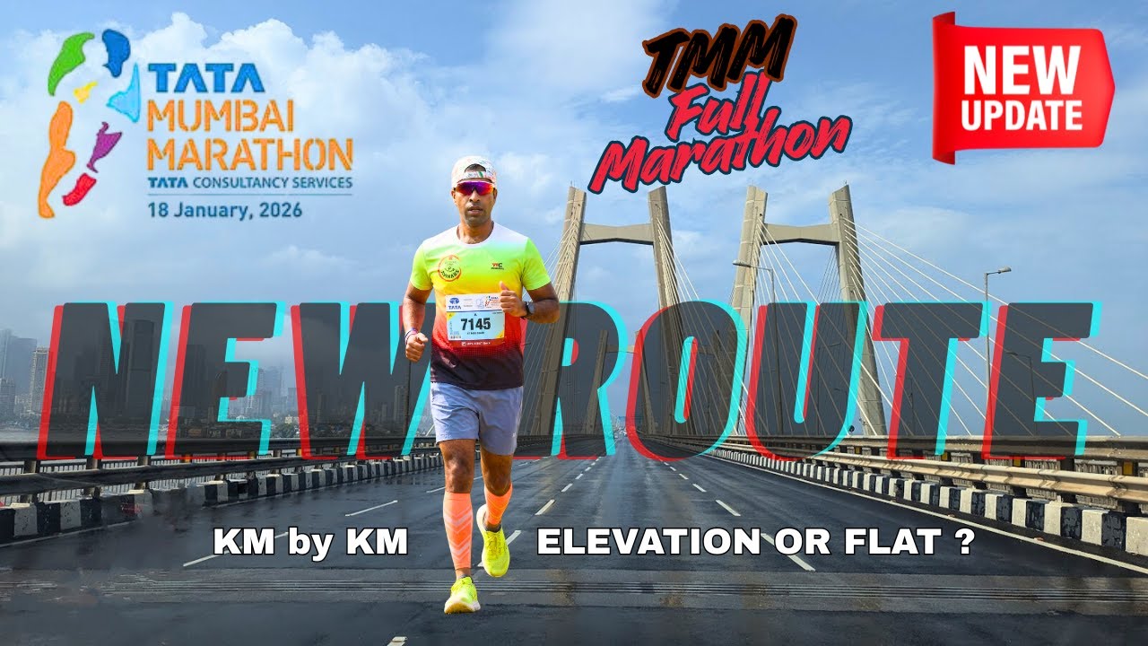 New Route Update | Tata Mumbai Marathon 2026 | Updated Route of Full Marathon #tmm2026
