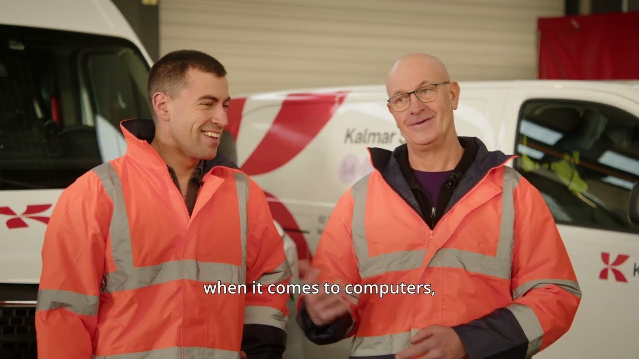 Kalmar Service Heros Pascal Lozay and his son, Valentin Lozay, France