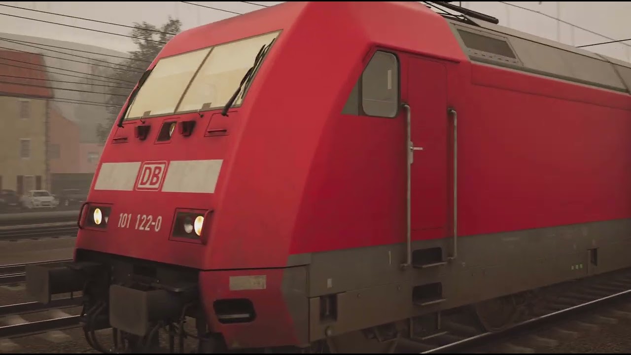 CabRide sulla BR 101 di DB Con carrozze Intercity. Scenario, nome: Evacuation. TSW5