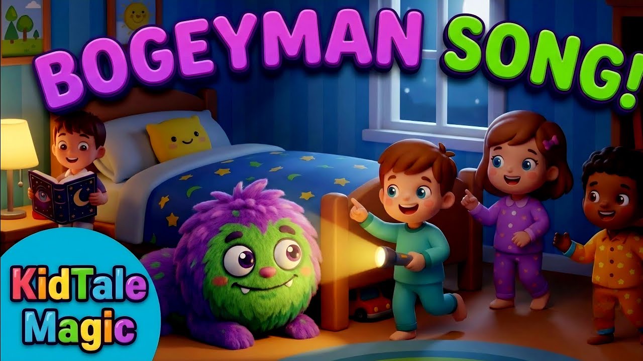 The Bogeyman | Nursery Rhyme | Monsters Under The Bed | Bedtime Song
