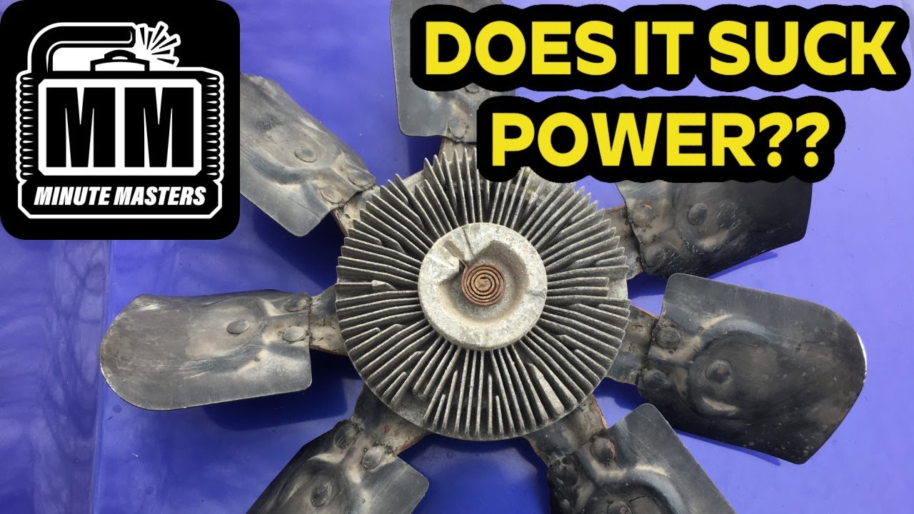Does a Mechanical Radiator Fan Kill Horse Power? - DYNO TEST | 1995 Ford F150