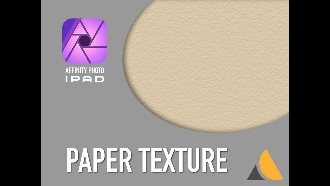 Affinity Photo iPad &mdash; PAPER texture