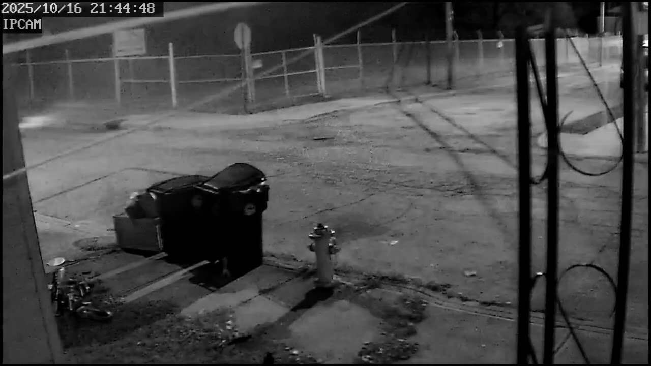 Shots, Horn. Car. North Broadway. October 16, 2025 9:43pm