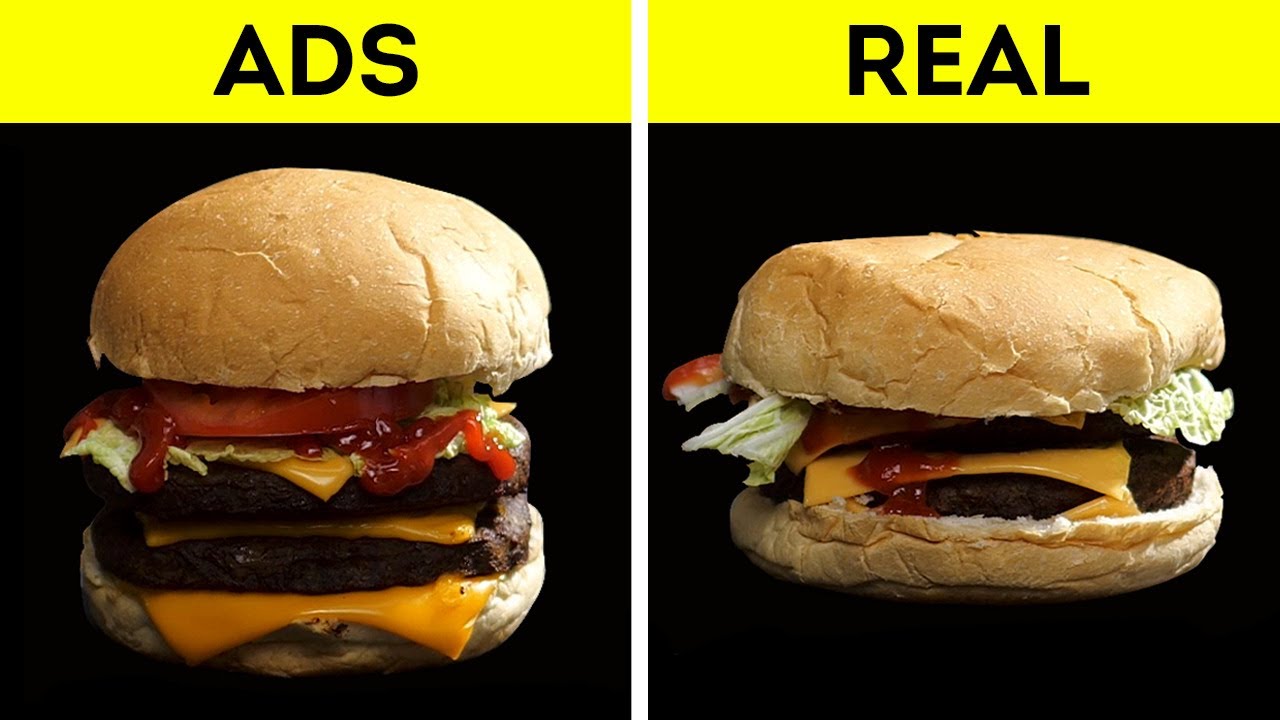 Food Ads VS Real Food || Advertising Secrets That Will Blow Your Mind!