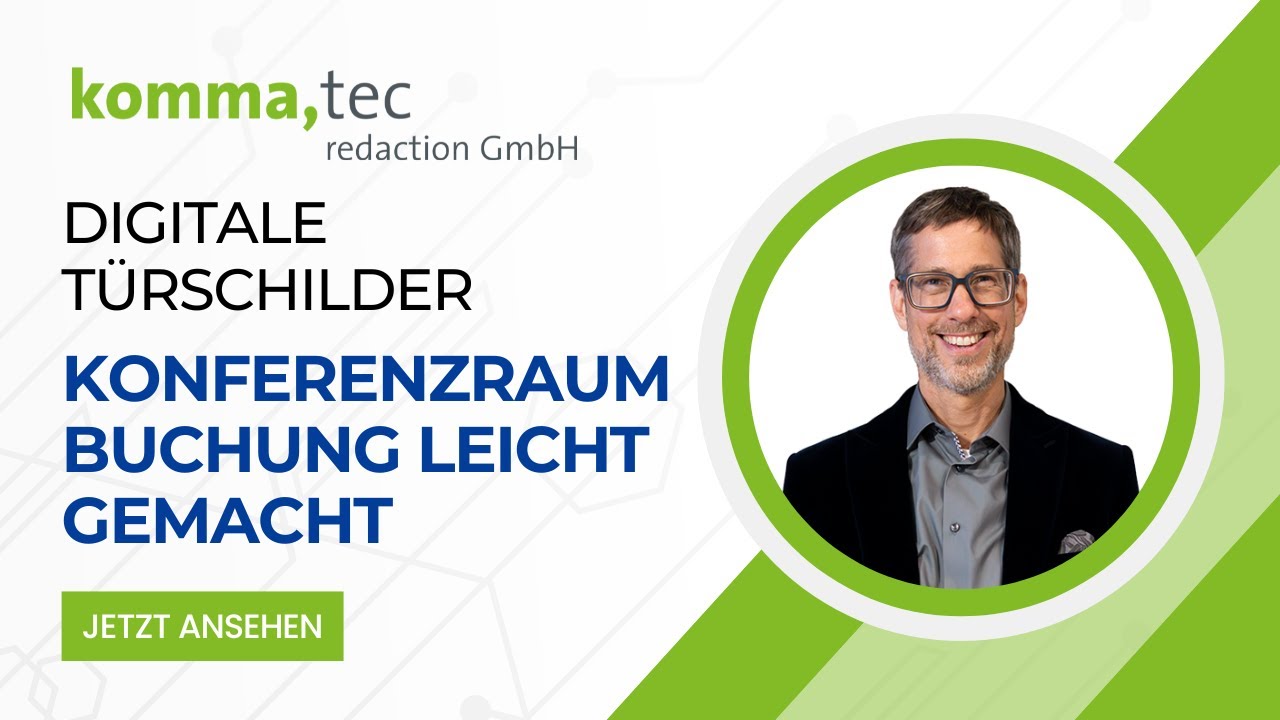 Konferenzraum buchen leicht gemacht – mit Display Star & Digitalen Türschildern