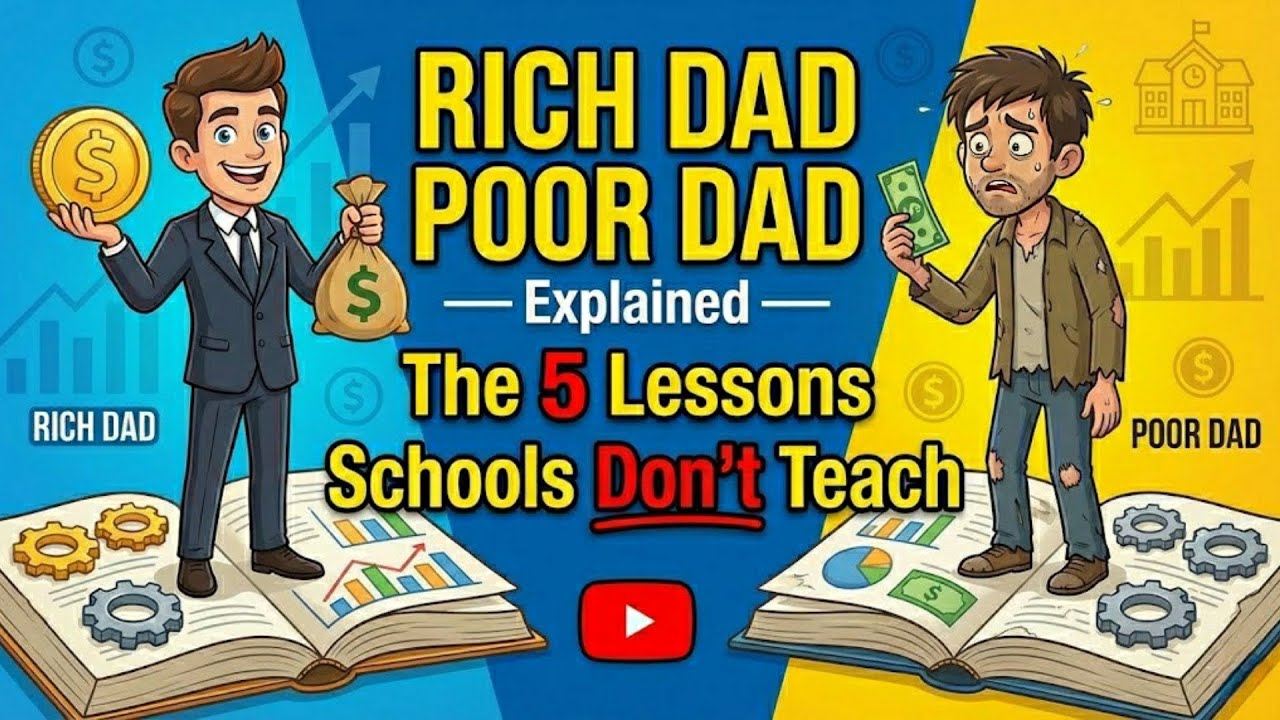 Rich Dad Poor Dad Explained — The 5 Lessons Schools Don't Teach