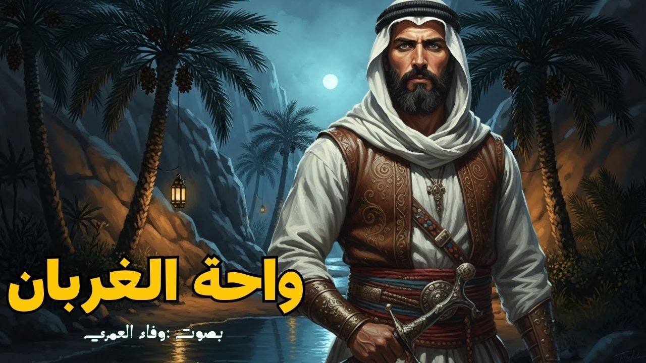  قصة جد معبرة لنوم هادئ 📜🌑 سِرُّ وَاحَةِ الغِرْبَان |🛡️