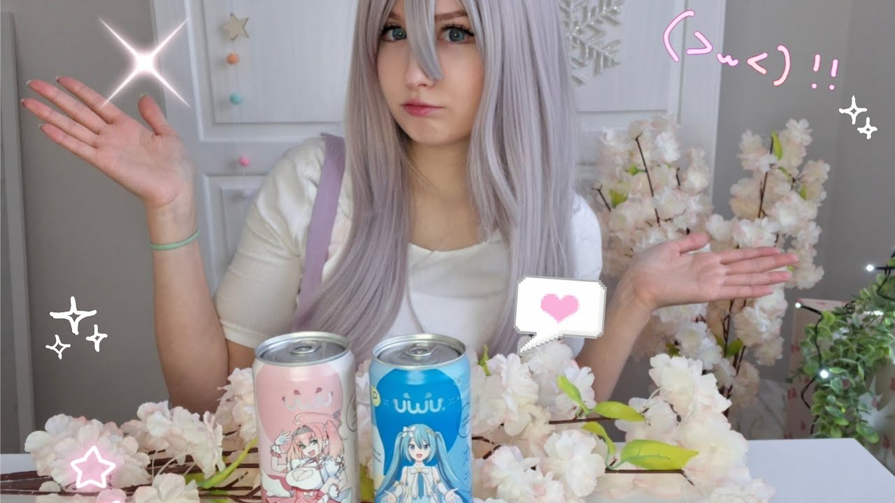 UWU Drinks Taste Test mit Alya 🌸 | Casual Cosplay 🪽