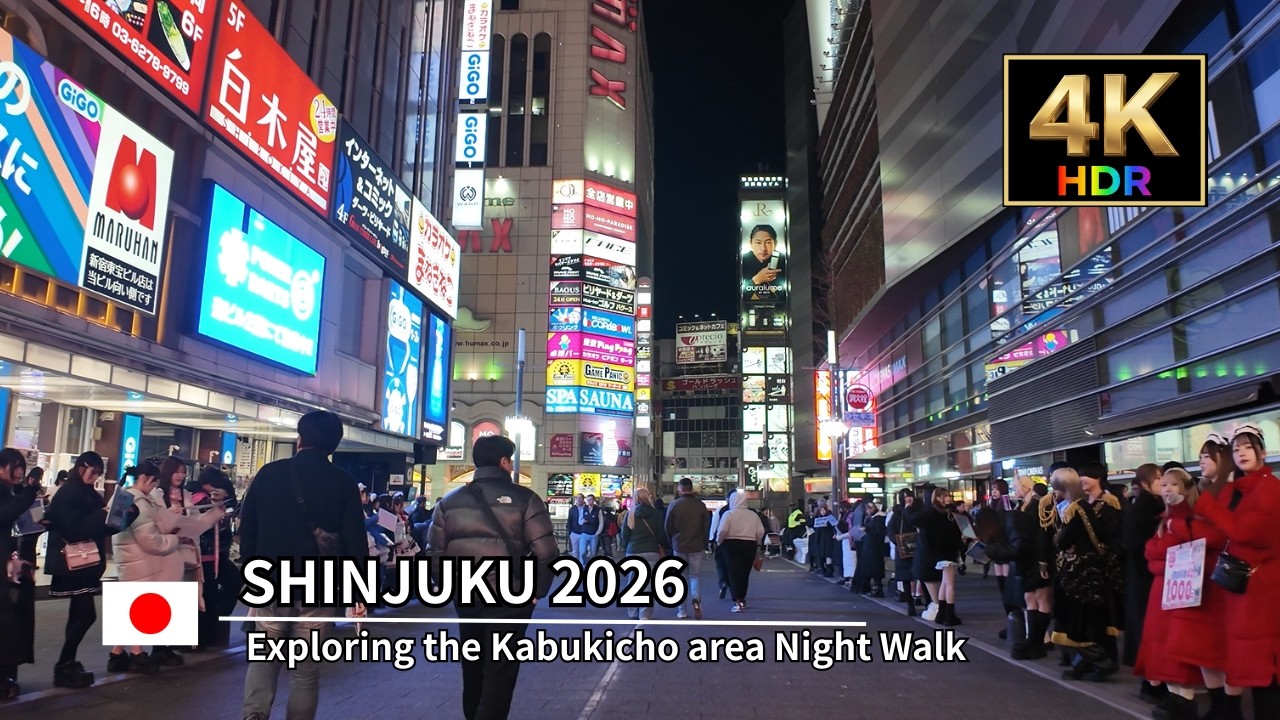 Shinjuku Tokyo at night  Walking around Kabukicho aera 【 POV 2026】
