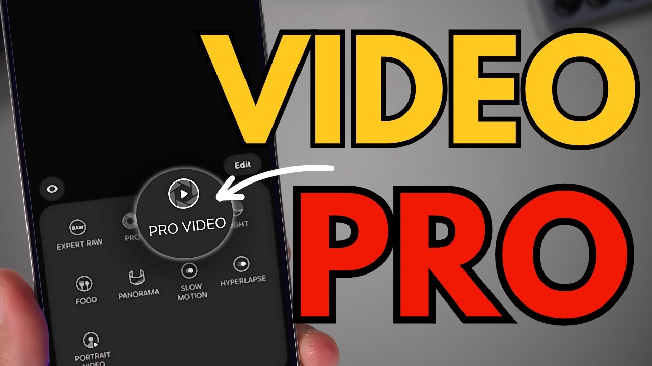 HOW TO record PRO Video on Samsung!