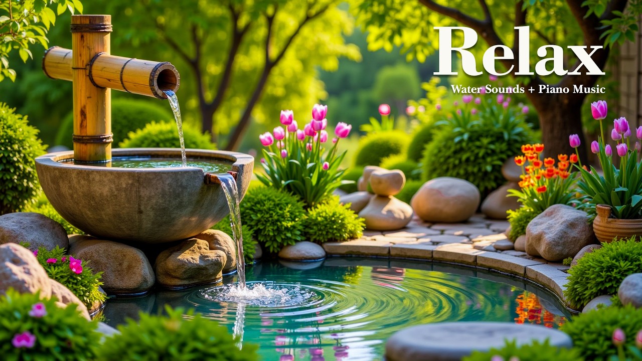 Relaxing Music to Calm Your Mind 🌿 Water Sounds, Relieve Anxiety, Deep Sleep Insomnia & Depression