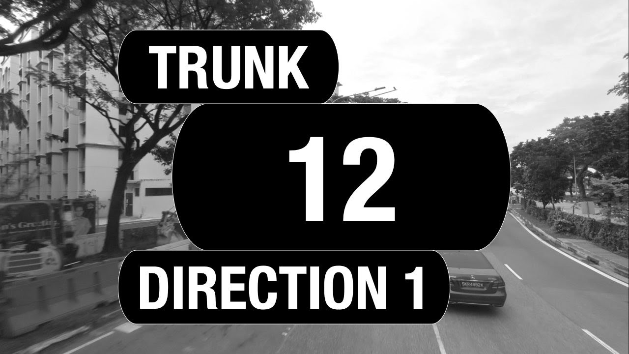 Go-Ahead Trunk 12 (Direction 1) (BFTP 2024) | Bus Service Route Visual