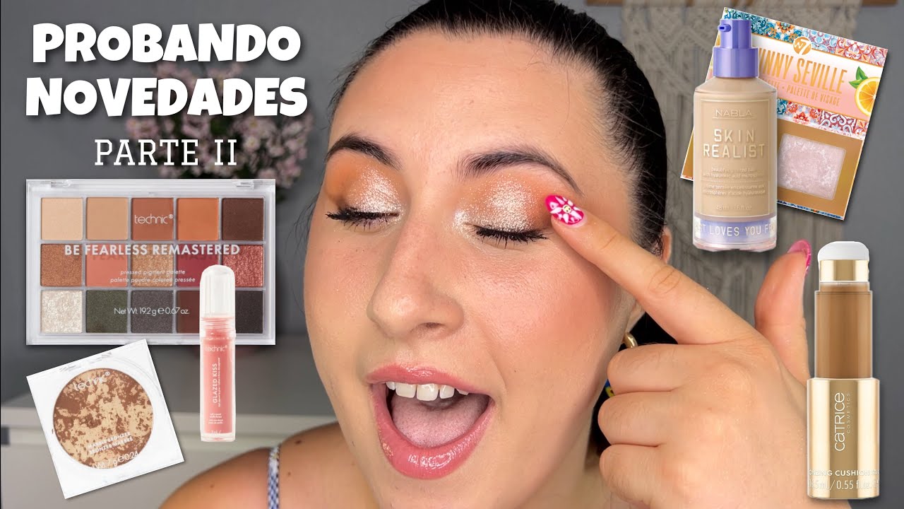 🚨PROBANDO NOVEDADES LOW COST🚨Primeras impresiones: Technic, Catrice, W7, Nabla… 😱