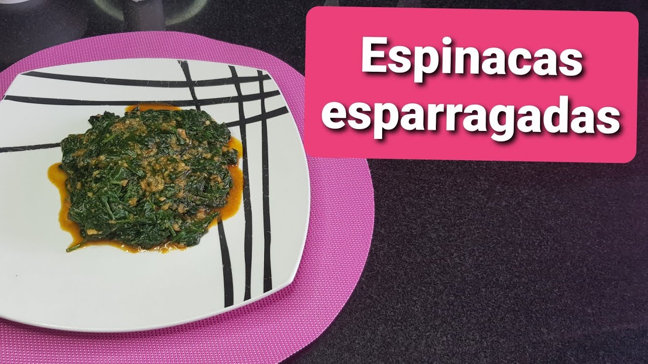 Espinacas esparragadas