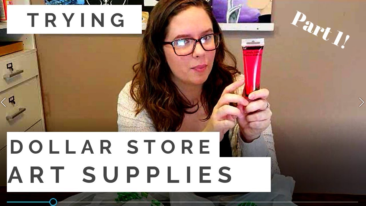 Trying Dollar Store Art Supplies! | PART 1